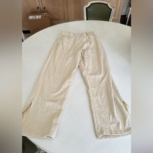 Daily drills wide leg split pants (xs/s)